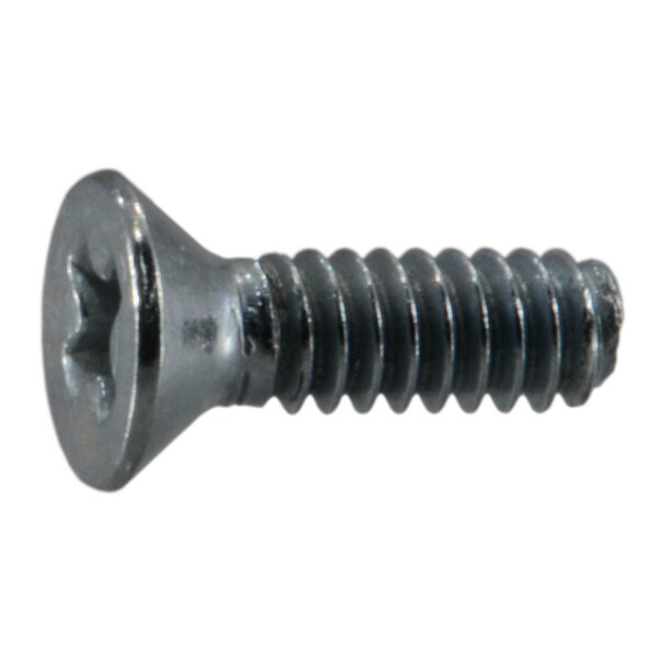 Midwest Fastener #3-48 x 5/16 in Phillips Flat Machine Screw, Zinc Plated Steel, 30 PK 930474 - main